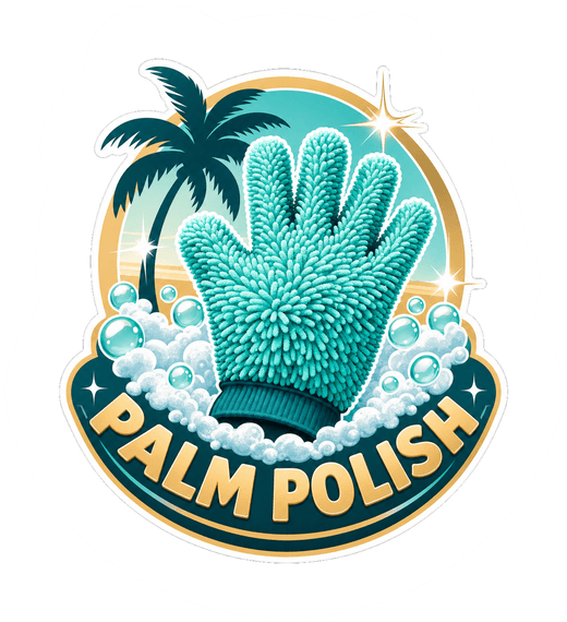 Palm Polish Logo die-cut sticker