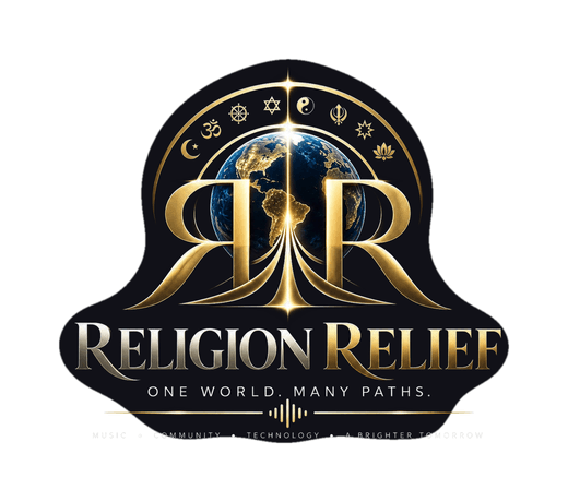 Religion Relief Logo die-cut sticker