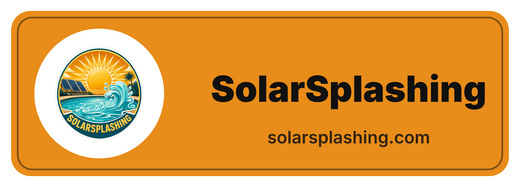 SolarSplashing Bumper sticker sticker