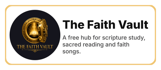 The Faith Vault Name label sticker