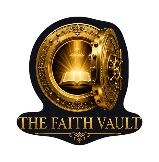 The Faith Vault Logo die-cut sticker