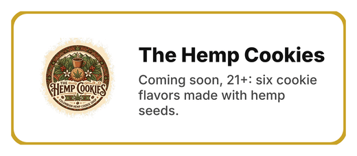 The Hemp Cookies Name label sticker